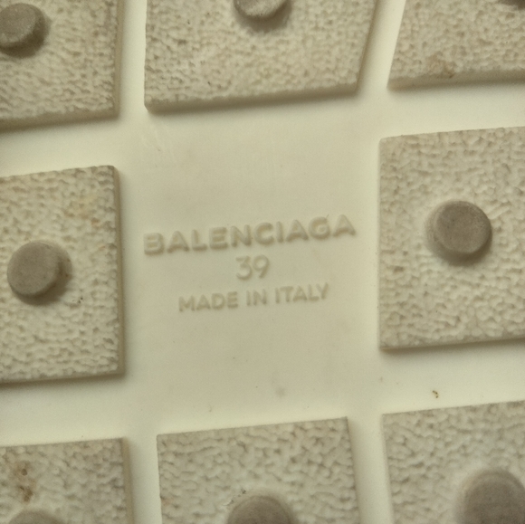 Balenciaga Women Shoes Race Runners Leather Size 39 9 Black Blue Sneakers - Picture 11 of 12